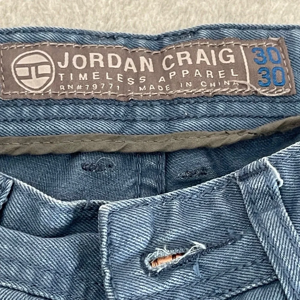 Jordan Craig Timeless Apparel Men's Jeans 30x30 Blue‎ Straight Leg Casual Denim